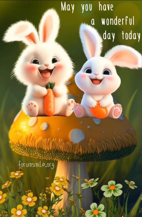 May you have a wonderful day today