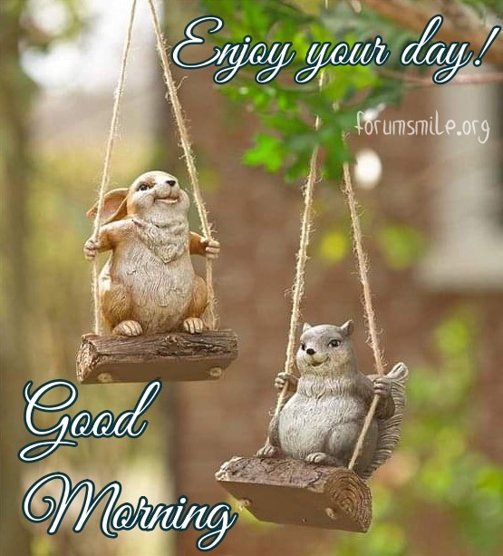 Enjoy your day, good morning!