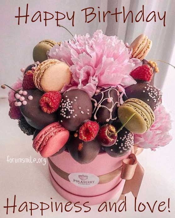 Chocolate bouquet for birthday