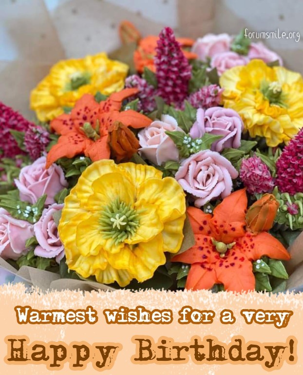 Warmest wishes for a very Happy Birthday